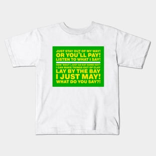 Happy Gilmore - Stay Out of My Way Kids T-Shirt